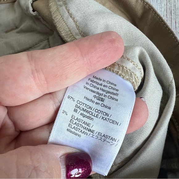 J. Crew Factory Always Vintage Khaki Pants 8 Petite - Picture 8 of 9